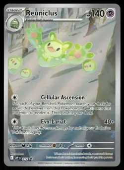 Pokemon Cards Reuniclus 212 Scarlet & Violet Holo Promo NM *2 - Image 1