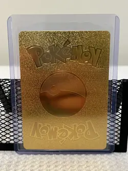 Charizard VMAX Gold Foil *Fan Art* Pokemon Card 20/189 330HP G-Max Wildfire - Image 2