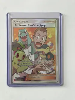 Professor Elm's Lecture - 213/214 - Pokemon Lost Thunder Sun Moon Full Art NM/M - Image 1