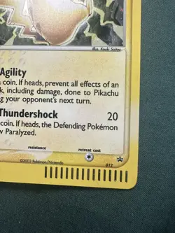 Pokemon Pikachu TCG Black Star Promo 012 E-Reader Holo Card 2003 - Image 4