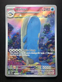 Pokemon: Wailord Illustration Rare 162/159 Journey Together - Image 1
