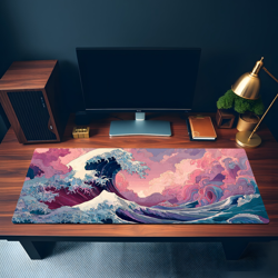 Japanese Playmat | Japanese Great Wave Themed Playmat | Unofficial MTG Playmat - Image 3