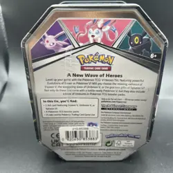 Pokemon V Heroes - 4 pack ESPEON V Tin - NEW FACTORY SEALED - Image 2