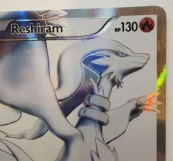 Pokemon Reshiram Full Art 113/114 Black & White Holo - Image 4