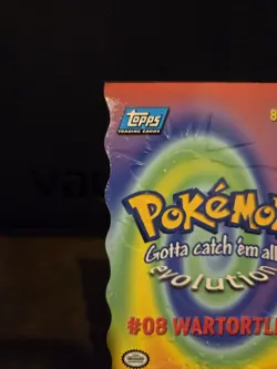 Pokemon Topps Wartortle 8 of 12 Die Cut 1999 🌟🌟🌟 - Image 4