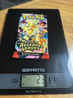 Pokemon Ascended Heroes 23g Heavy Sealed Booster Pack - Image 1