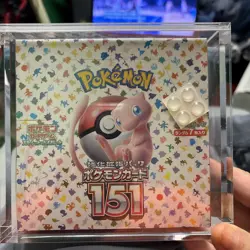 Pokemon Scarlet & Violet 151 Booster Box sv2a Sealed Japanese with Acrylic case. - Image 1