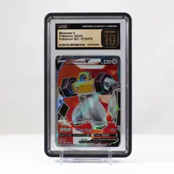 Pokemon Melmetal V Holo #075 Pokemon GO 2022 - CGC 10 PRISTINE POP 2 - Image 1
