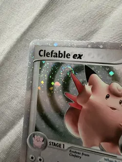 *SWIRL Clefable ex 106/112 Firered & Leafgreen Holo Pokemon - Image 3