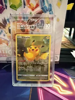 2023 Pokemon TCG Pikachu GG30/GG70 Crown Zenith: Galarian Gallery Holo TAG 10 - Image 1