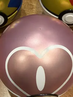 Rare Pokemon Love ball Pink Heart Pokeball Poke Ball Tin J21 Empty Set Of 3 - Image 2