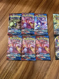 Pokemon TCG Individual Packs- Battle styles, XY Steam Siege, Rebel Clash - Image 1