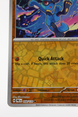 Pokemon TCG SV: Prismatic Evolutions Riolu 050/131 - Near Mint - Reverse Holo - Image 5