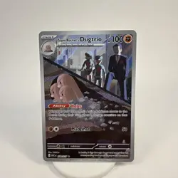 2026 Pokemon Ascended Heroes Team Rocket's Dugtrio Illustration Rare #239/217 - Image 1