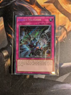 Yu-Gi-Oh! Evenly Matched RA01-EN074 Secret Rare NM - Image 1