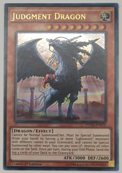 Judgment Dragon - DUSA-EN070 - Ultra Rare 1st Edition Yugioh x 3 - Image 3