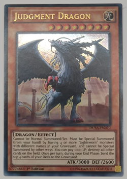 Judgment Dragon - DUSA-EN070 - Ultra Rare 1st Edition Yugioh x 3 - Image 5
