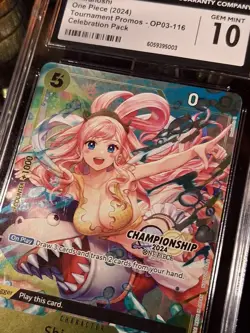 ✨One Piece Shirahoshi 2024 Celebration Pack • OP03-116 ~ CGC / PSA 10 ~ POP 11✨ - Image 3