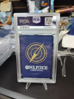 2025 ONE PIECE OP12-LEGACY OF THE MASTER TREASURE RARE VINSMOKE SANJI PSA 10 - Image 2