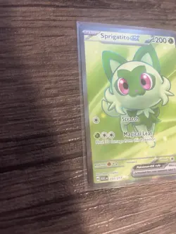 Pokemon TCG Sprigatito EX Full Art Card 251/217 Ascended Heroes Ultra Rare NM - Image 3