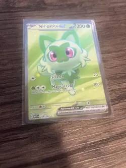 Pokemon TCG Sprigatito EX Full Art Card 251/217 Ascended Heroes Ultra Rare NM - Image 4
