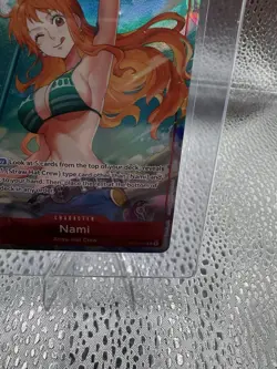 One Piece Card Game Nami Alternate Art OP01-016 R Romance Dawn M/NM - Image 4