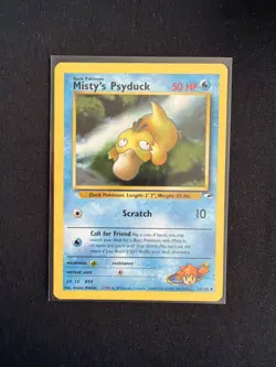 Pokemon Card - Gym Heroes 54/132 - MISTY'S PSYDUCK - Image 1