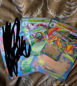 Pokemon Trading Card Emboar And Meganium Promo And Jumbos - Image 1