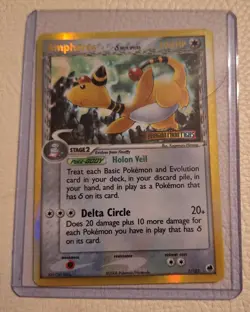 Ampharos rare holo pokemon card in great condition in hard sleeve - Image 2