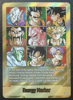 Energy Marker E-89 * Gold Manga Booster 02 Dragon Ball Card English - Image 1