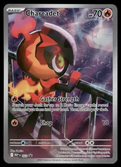 Pokemon Cards Charcadet 022 Mega Evolution Holo Promo NM - Image 1