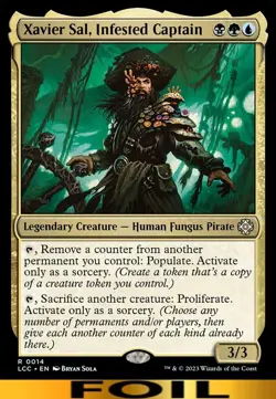 Xavier Sal, Infested Captain ** FOIL ** #14 - Lost Caverns of Ixalan - NM MTG - Image 1