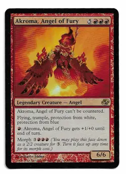 MTG Akroma, Angel of Fury X1 Planar Chaos edition rare Foil - Image 1