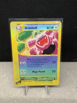 Pokemon TCG - Granbull 61/144 - Skyridge Reverse Holo NM - Komiya Artwork - Image 1