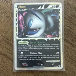 Absol Prime 91/102 Triumphant Ultra Rare Holo 80 HP Pokemon TCG - Image 1