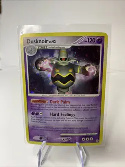 Pokemon TCG - Diamond & Pearl Dusknoir Holographic Rare Card - 2/130 Back Damage - Image 1