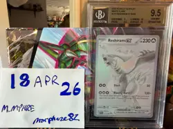 2025 Pokemon White Flare Reshiram ex BWR #173 BGS 9.5 Gem Mint - DOUBLE 10 SUBS - Image 1