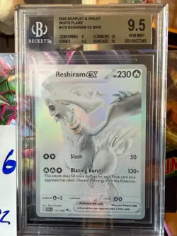 2025 Pokemon White Flare Reshiram ex BWR #173 BGS 9.5 Gem Mint - DOUBLE 10 SUBS - Image 3