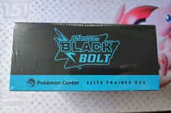 Pokemon TCG Black Bolt Pokemon Center Elite Trainer Box PC ETB SEALED - Image 2
