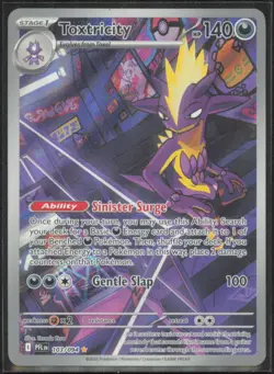 Toxtricity 103/094 Illustration Rare Phantasmal Flames Pokemon Near Mint - Image 1