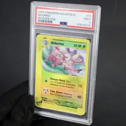 Pokemon Nidorino 55/147 Aquapolis Reverse Holo PSA 9 Mint 2003 - Image 3