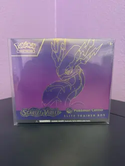 Pokemon Scarlet & Violet Base Set Miraidon Pokemon Center Elite Trainer Box ETB - Image 1