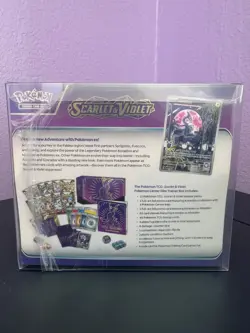 Pokemon Scarlet & Violet Base Set Miraidon Pokemon Center Elite Trainer Box ETB - Image 4