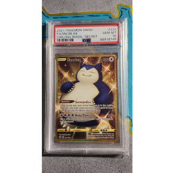 Pokemon 2021 SWSH06 Chilling Reign Snorlax 224/198 Secret Rare Holo PSA 10 - Image 1