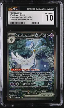 Gardevoir EX 233/091 Special Illustration Rare Pokemon CGC 10 Gem Mint *063 - Image 1