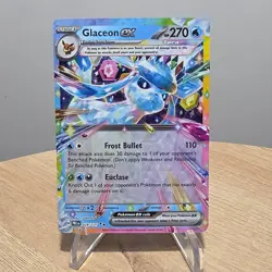 Pokemon TCG Glaceon ex 026/131 Sv: Prismatic Evolutions Double Rare Holo EX - Image 1