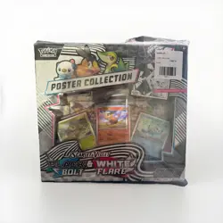 Pokemon TCG: Black Bolt & White Flare Unova Poster Collection - Factory Sealed - Image 1