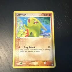 Pokemon Larvitar EX Team Rocket Returns 62/109 50HP Common Reverse Holo English - Image 1