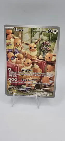 Pokemon Eevee 188/167 SV06 Twilight Masquerade Illustration Rare Holo - Image 1