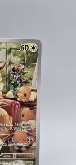 Pokemon Eevee 188/167 SV06 Twilight Masquerade Illustration Rare Holo - Image 3